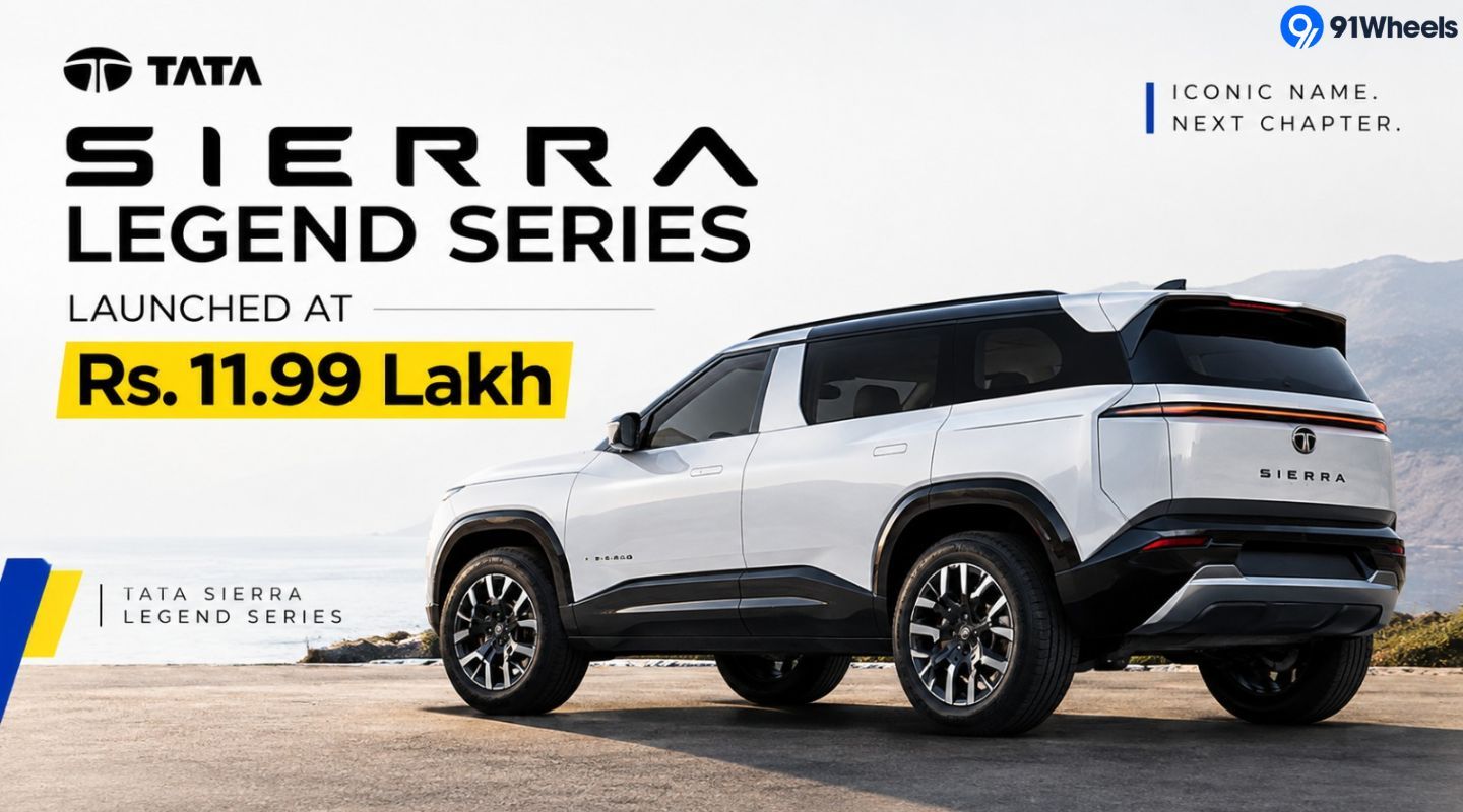 Tata Sierra Legend Series Launched At Rs. 11.99 Lakh